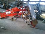 Hydraulická ruka ze štěpkovače
