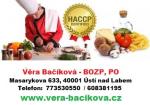 Bezpečnost práce - Požární ochrana - HACCP