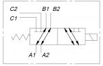 Elektrohydraulický ventil pro třetí funkci 12/24 V