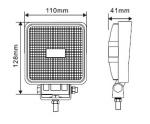 LED pracovní světlomet čtverec 15 W