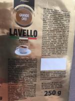 Lacná káva Lavello mletá 250 g - kamiónové množstvá