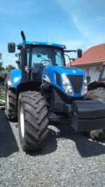 New Holland T7040, nové zadní brzdy, 50 km/h, po velkém servisu