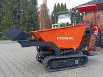 pásový mini nakladač, dumper se lžící CR50- 500 kg nosnost